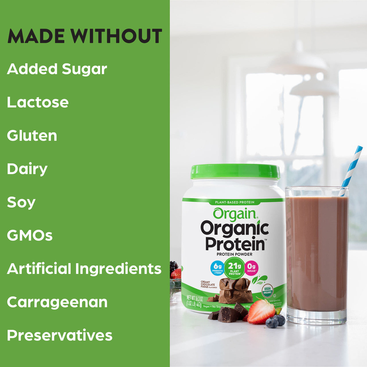 Orgain Creamy Chocolate Fudge (1X1.02 Lb )